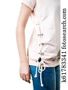 Woman wearing casual outfit