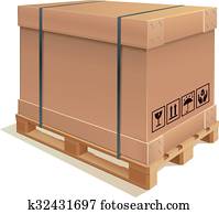 מכולה, קרטון