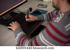 graphic designer at work graphic designer at work