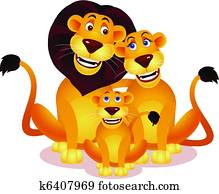 lion family lion family