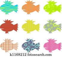 patterned fish patterned fish