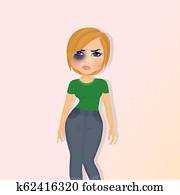 woman victim of violence