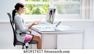 Work From Home Video Conferencing Call Work From Home Video Conferencing Call