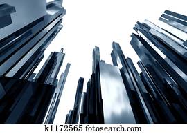 abstract skyscrapers 3d abstract skyscrapers 3d