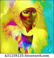Beautiful African woman Beautiful African woman