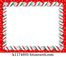 Christmas Candy Border Christmas Candy Border