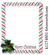Christmas Candy Frame Christmas Candy Frame