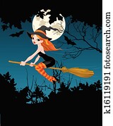 Halloween Witch banner Halloween Witch banner