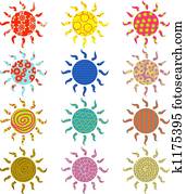 patterned suns patterned suns