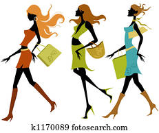 shopping girls shopping girls