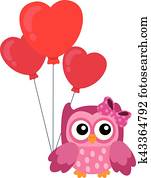 Valentine owl topic Valentine owl topic