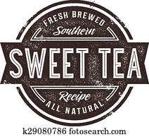 Vintage Sweet Tea Sign Vintage Sweet Tea Sign