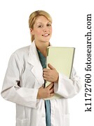 weiblich heathcare, arbeiter