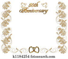 50th, יום שנה של חתונה