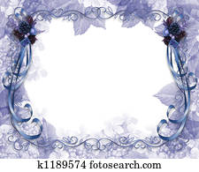 Christmas Border Blue Christmas Border Blue