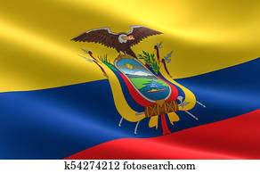 Ecuadorian flag Stock Illustration | u16968119 | Fotosearch