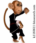 Toon Monkey-Kung Fu Toon Monkey-Kung Fu