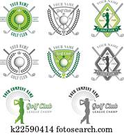 Green Golf Club Logo designs Green Golf Club Logo designs