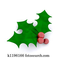 Holly and berries Holly and berries