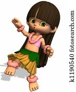 Hula Girl Illustrations and Clipart. 86 hula girl royalty free