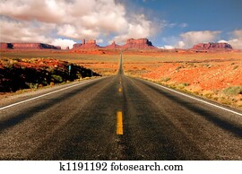 Monument Valley Arizona Mile 13 View