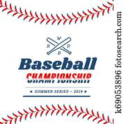 Baseball ball text frame on white background. Baseball ball text frame on white background.