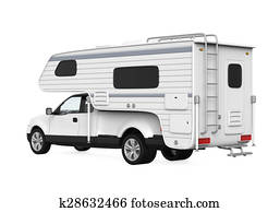 Camper Van Isolated Camper Van Isolated
