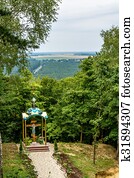 Chapel at the mountain of God Pochaiv