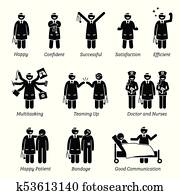 glad, og, munter, doktor.