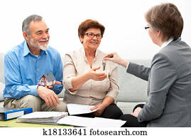 Meeting with real estate agent