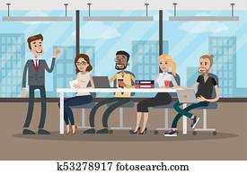 obývať, na, conference.