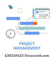 vector - project management vector - project management