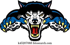 wolf mascot wolf mascot
