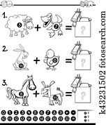 增加, 活動, 著色, 頁