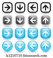 Arrow Button Set Arrow Button Set