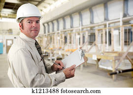 industrial, inspetor