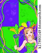 Mardi Gras Banner Mardi Gras Banner