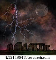 Stormy Stonehenge Stormy Stonehenge