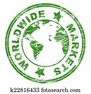 Worldwide Markets Means Globally E-Commerce And Exporting Worldwide Markets Means Globally E-Commerce And Exporting