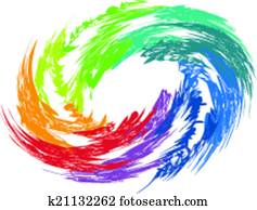 תקציר, צבעוני, ערבל, image.