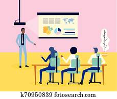 bevölkern geschäfte, arbeit