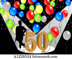 Birthday invitation 50 years Birthday invitation 50 years