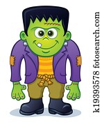 Cute Frankenstein Monster Cute Frankenstein Monster