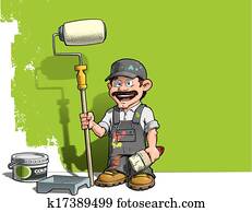 Handyman - Wall Painter Gray Uniform Handyman - Wall Painter Gray Uniform