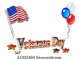 Veterans Day Background 3D Veterans Day Background 3D