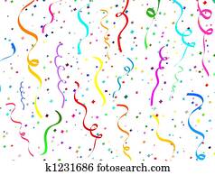 Falling confetti Falling confetti