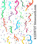 Falling confetti Falling confetti