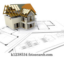 House under construction House under construction