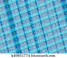 stock exchange background