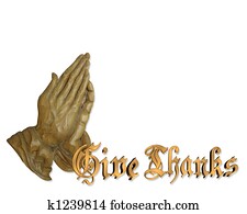 Thanksgiving Praying hands 3D Thanksgiving Praying hands 3D